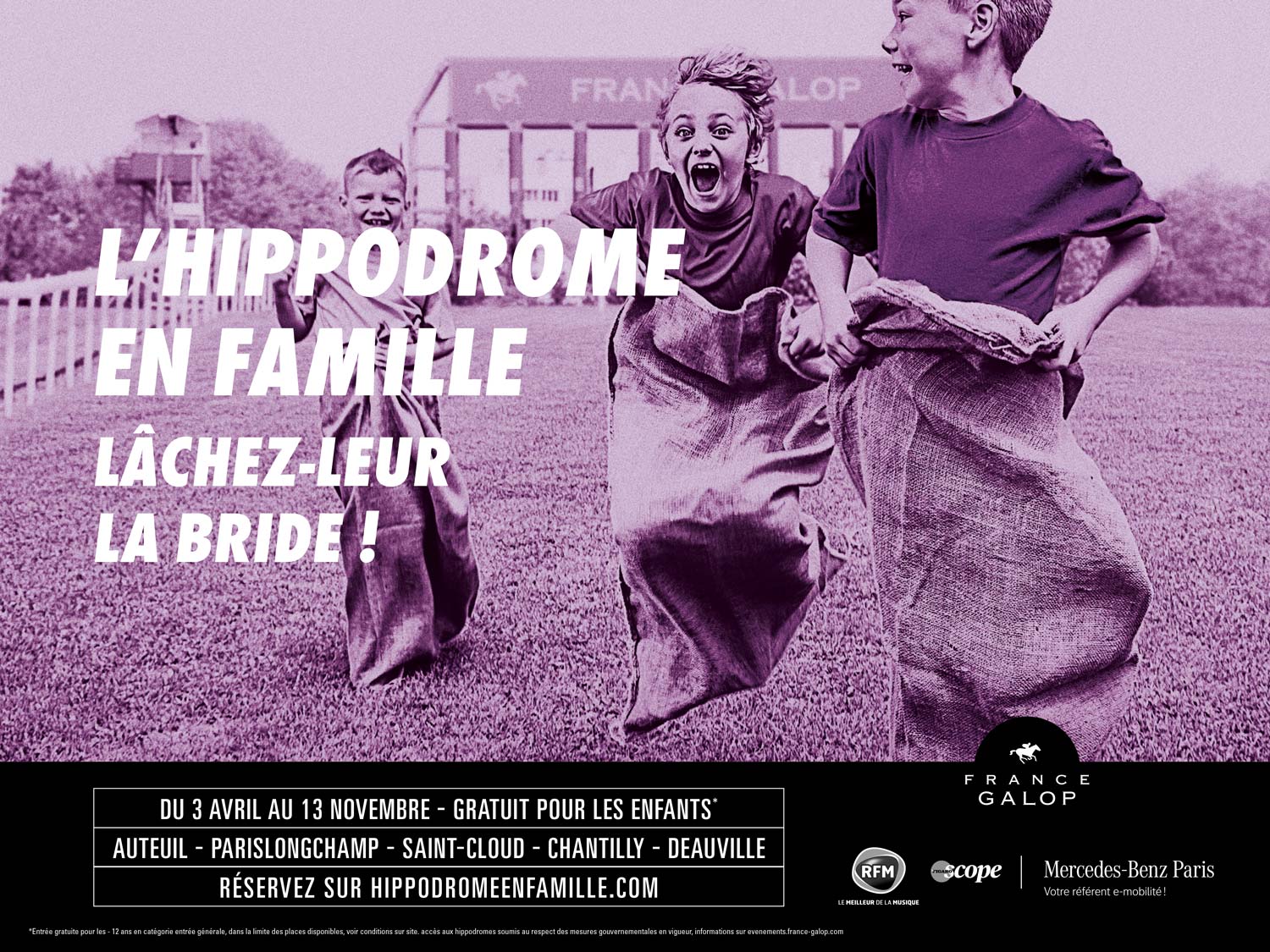 Affiche L'Hippodrome en Famille