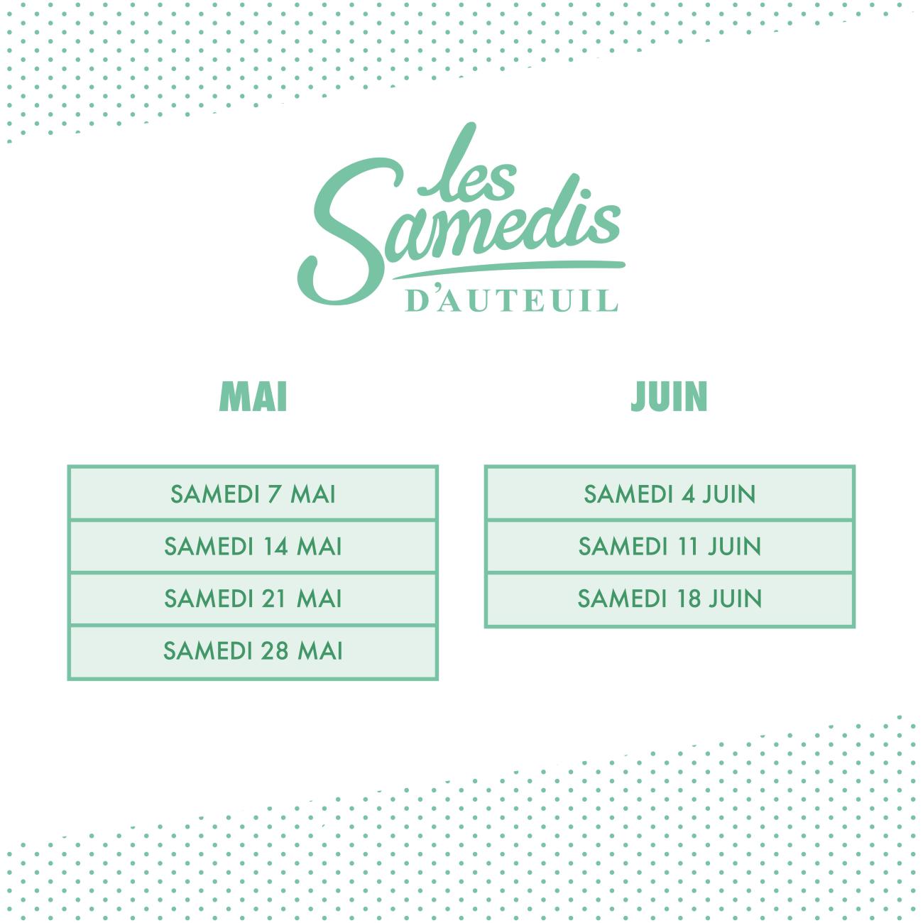 Les Samedis d'Auteuil : le plus grand open air éphémère de l'Ouest ...
