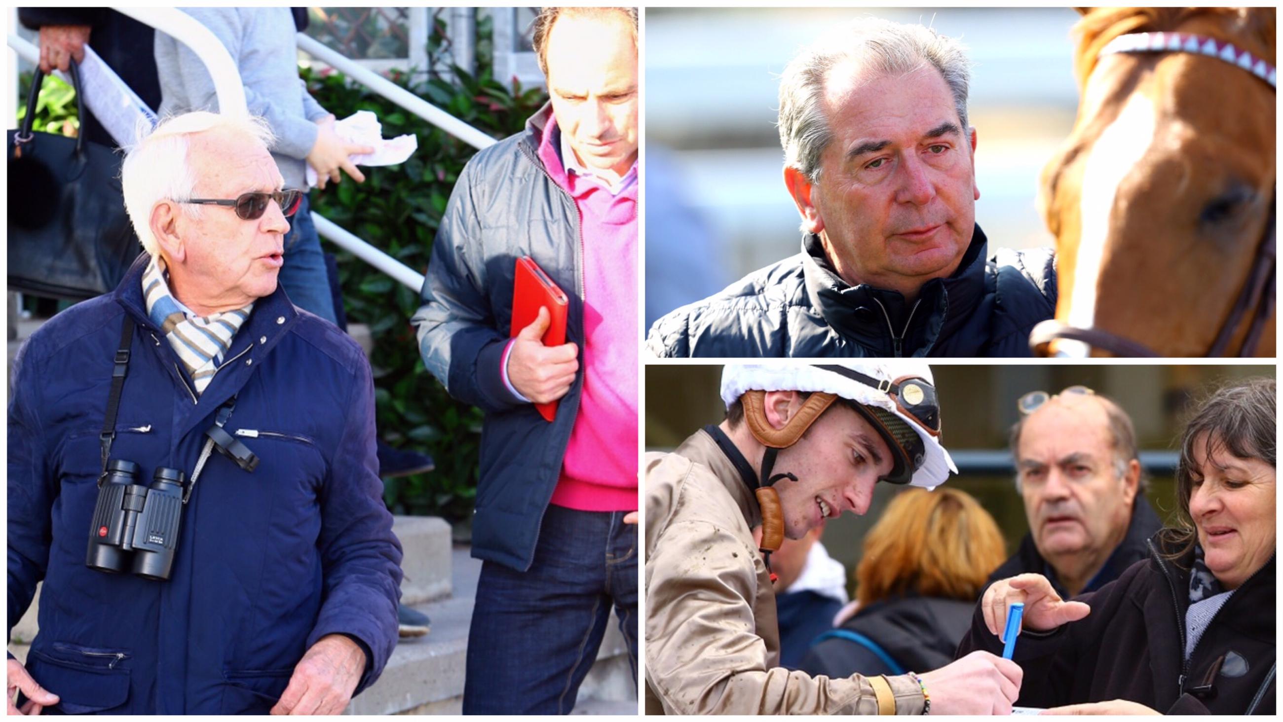 Jean-Claude Seroul, Jean-Claude Rouget et Pierre-Charles Boudot au sommet à Cagnes Jean-Claude Seroul, Jean-Claude Rouget et Pierre-Charles Boudot au sommet à Cagnes