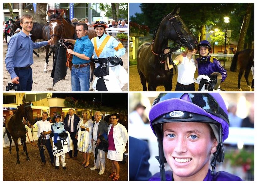 Les femmes-jockeys sur la montante Les femmes-jockeys sur la montante