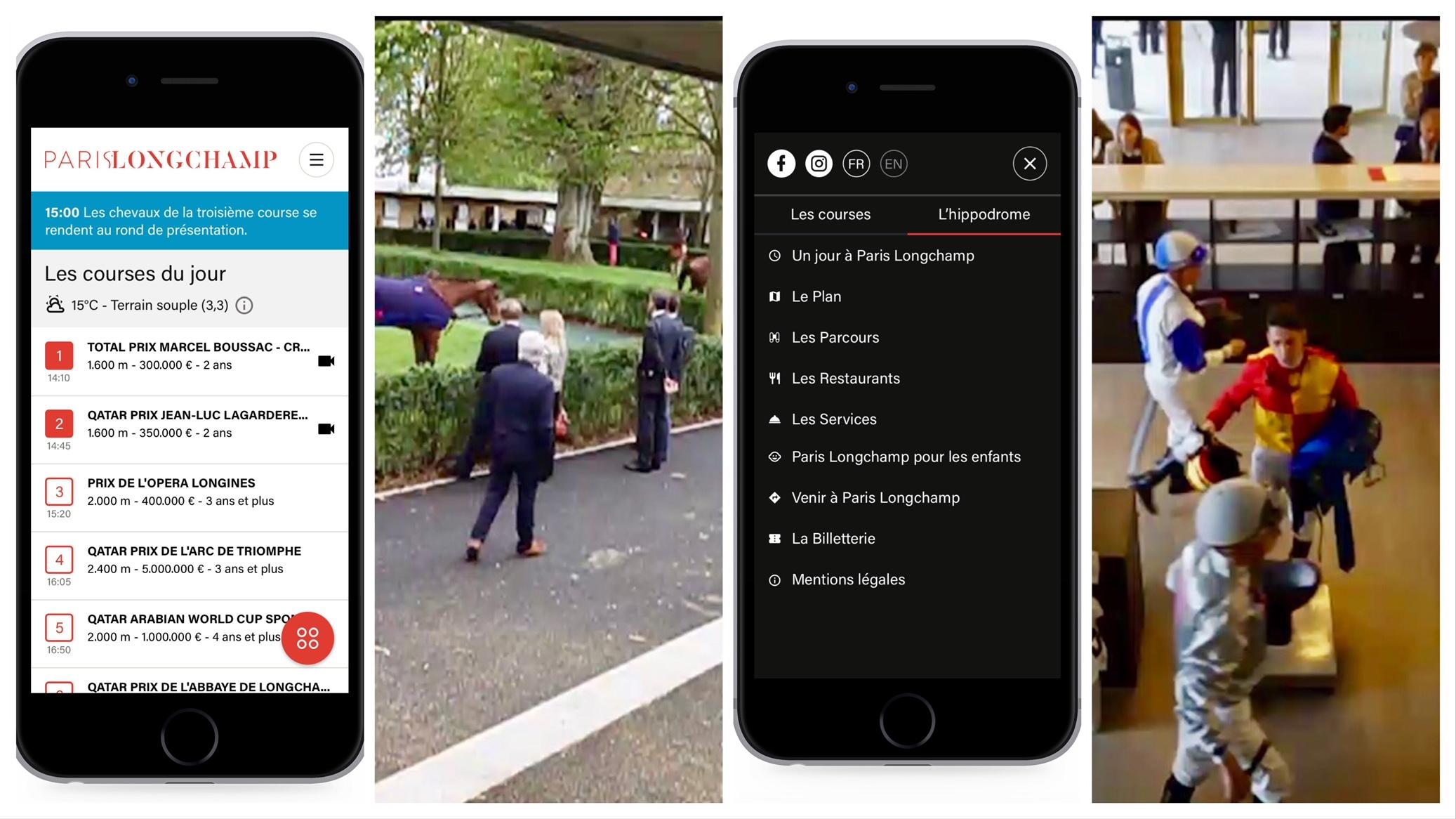 A webapp to discover ParisLongchamp
