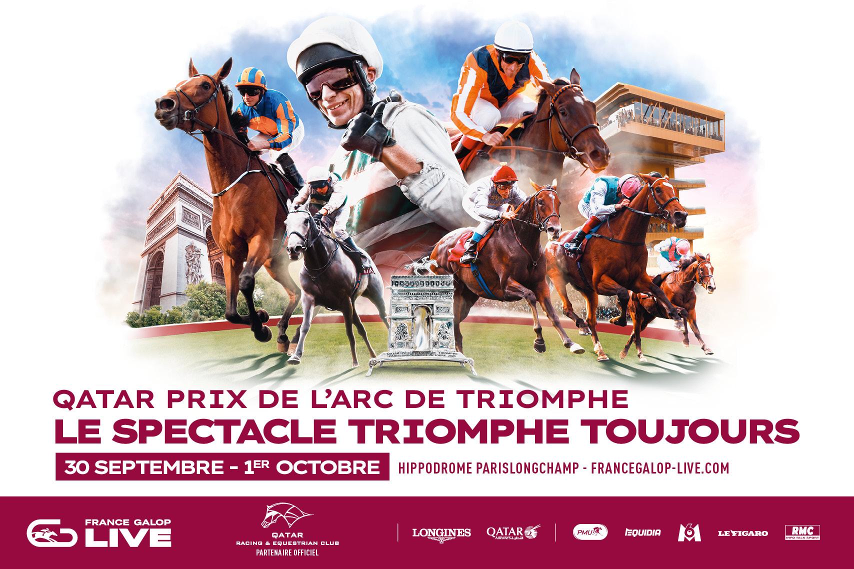 Visuel officiel Qatar Prix de l'Arc de Triomphe