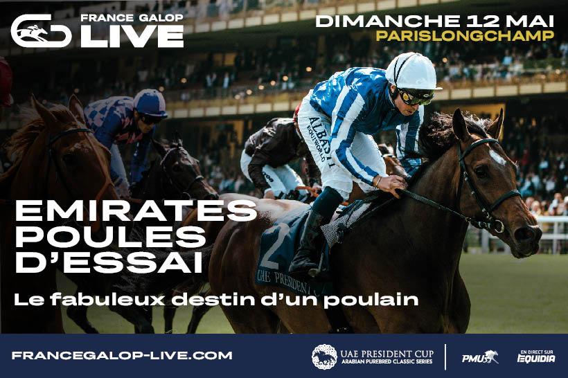 Visuel Publicitaires Emirates Poules d'Essai 2024