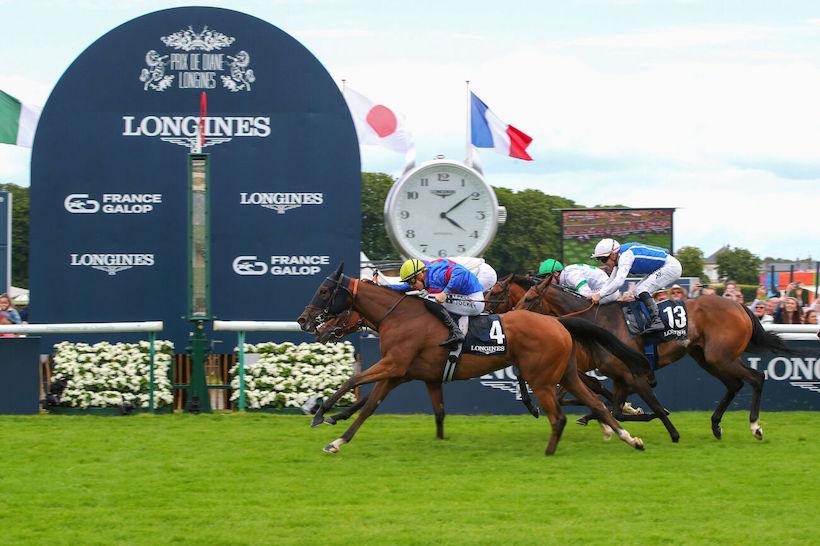Joan of Arc remporte le Prix de Diane Longines en 2021 sur l'hippodrome de Chantilly.