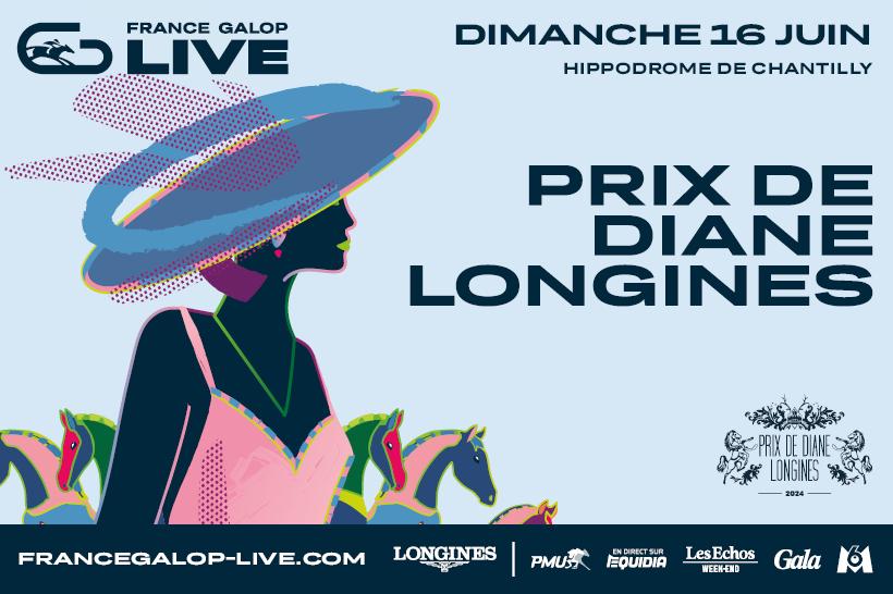 VIsuel Publicitaire Prix de Diane Longines 2024