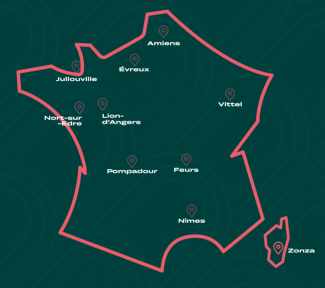 Carte de France Bénévoles