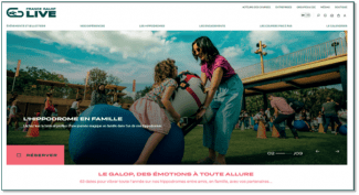 Site internet France Galop Live
