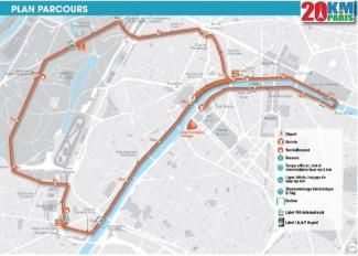 Plan Accès Hippodrome Auteuil - 20km Paris