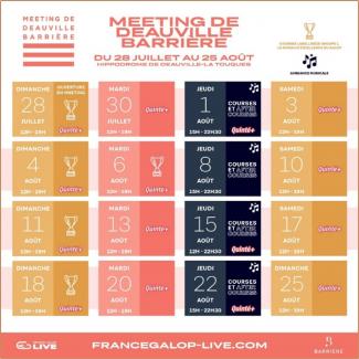 Programme Meeting de Deauville Barrière 2024