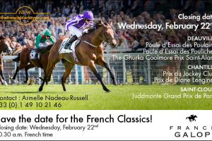 French Classics entries close on Wednesday, Feb 22nd