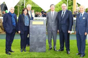 Anne Hidalgo, Stéphane Travert et Edouard de Rothschild inaugurent ParisLongchamp