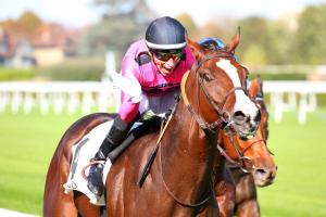 Gérald Mossé aux anges en selle sur Facteur Cheval
