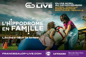 Visuel principal Hippodrome en Famille
