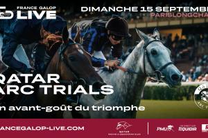 Visuel publicitaire Qatar Arc Trials 2024
