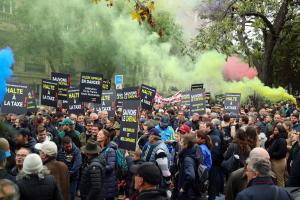 Photo Manifestation Halte à la Taxe