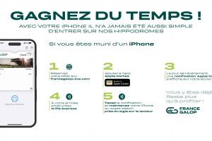 France Galop racecourses brings tickets in Apple Wallet to customers