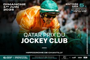 Visuel publicitaire Qatar Prix du Jockey Club